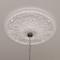 Ekena Millwork Tristan Ceiling Medallion (Fits Canopies up to 6 1/4"), 32 3/8"OD x 3 1/2"P, Primed White CM32TN - alternate 5